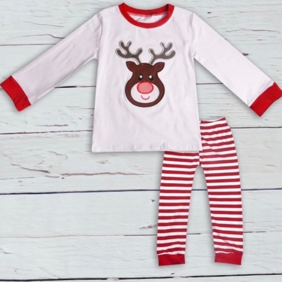 Other - NEW Boy’s Christmas Deer Pajama Set